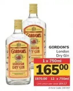 Jumbo GORDON'S London Dry Gin offer