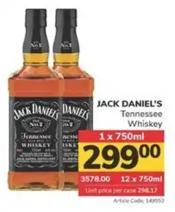 JACK DANIEL'S Tennessee Whiskey