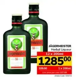 Jumbo JÄGERMEISTER Herbal Liqueur offer