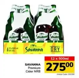 Jumbo SAVANNA Premium Cider NRB offer