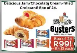 Foodeez Delicious Jam/ Chocolaty Cream-filled Croissant offer
