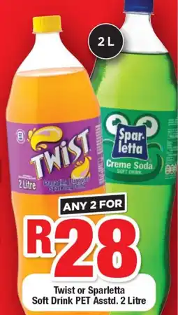 OK MiniMark Twist or Sparletta Soft Drink offer