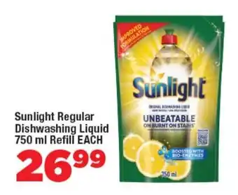 OK MiniMark Sunlight Regular Dishwashing Liquid Refill offer