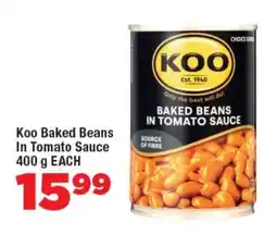 OK MiniMark Koo Baked Beans In Tomato Sauce offer