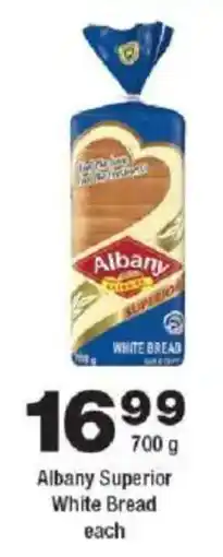 OK Foods Albany Superior White Bread offer