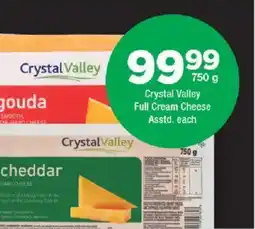 OK Foods Crystal Valley Full Cream Cheese Asstd. offer
