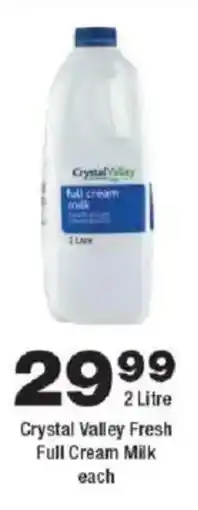 OK Foods Crystal Valley Fresh Full Cream Milk offer