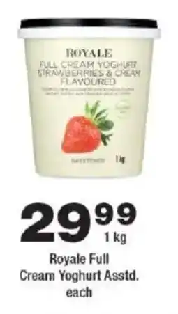 OK Foods Royale Full Cream Yoghurt Asstd. offer