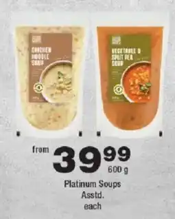 OK Foods Platinum Soups Asstd. offer