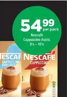 OK Foods Nescafé Cappuccino Asstd. offer