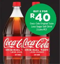 OK Foods Coca-Cola Original Taste Less Sugar Soft Drink offer