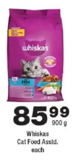 OK Foods Whiskas Cat Food Asstd. offer