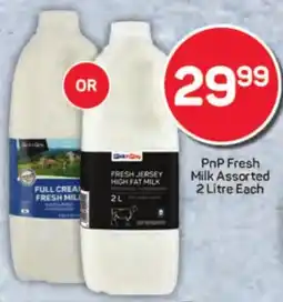 Pick n Pay Hypermarket PnP Fresh Milk Assorted offer