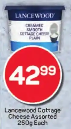 Pick n Pay Hypermarket Lancewood Cottage Cheese Assorted offer