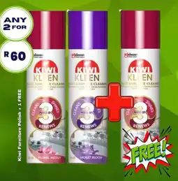 Super Save Kiwi Furniture Polish + 1 FREE offer