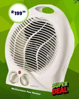 Super Save Mellarware Fan Heater offer