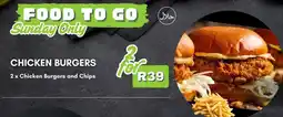 Super Save Chicken Burgers and Chips offer