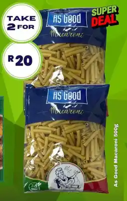 Super Save As Good Macaroni offer