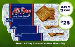 Henro All Day Coconut/ Coffee Time