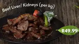 Super Save Beef Liver/ Kidneys offer