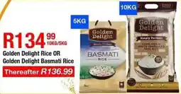 Take 'n Pay Golden Delight Rice OR Golden Delight Basmati Rice offer