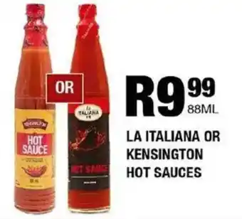 Take 'n Pay La italiana or kensington hot sauces offer