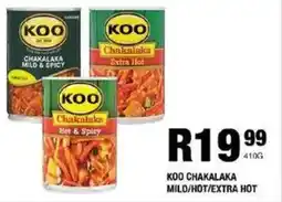 Take 'n Pay Koo chakalaka mild / hot/ extra hot offer