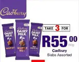Take 'n Pay Cadbury Slabs Assorted offer