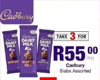 Take 'n Pay Cadbury Slabs Assorted offer
