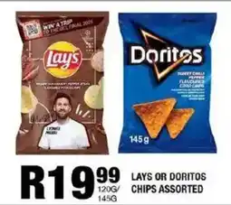 Take 'n Pay Lays or doritos chips assorted offer