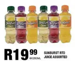 Take 'n Pay Sunburst rtd juice assorted offer