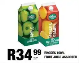 Take 'n Pay Rhodes 100% fruit juice assorted offer