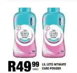 Take 'n Pay Lil lets intimate care powder offer