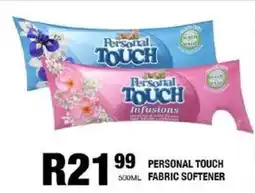 Take 'n Pay Personal touch fabric softener offer