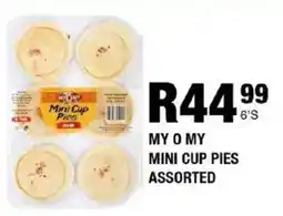 Take 'n Pay My o my mini cup pies assorted offer