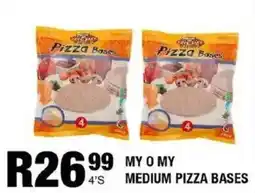My o my medium pizza bases