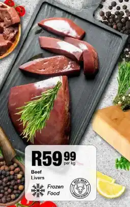 Take 'n Pay Beef Livers offer