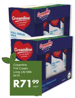 Save Creamline Full Cream Long Life Milk offer