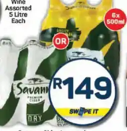 Savanna Cider Assorted Non Returnable Bottles