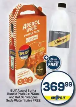 Pick n Pay Liquor Buy Aperol Spritz Bundle Pack and Get Schweppes Soda Water FREE offer