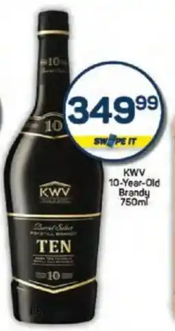 Pick n Pay Liquor KWV 10-Year-Old Brandy offer