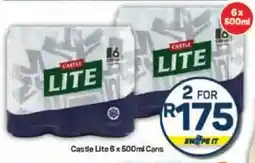Pick n Pay Liquor Castle Lite Cans offer
