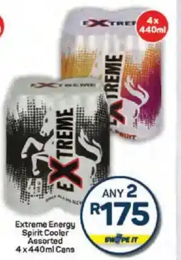 Pick n Pay Liquor Extreme Energy Spirit Cooler Assorted Cans offer