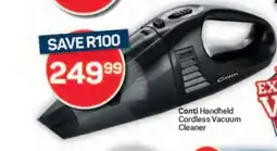 Pick n Pay Hypermarket Conti Handheld Cordless Vacuum Cleaner offer