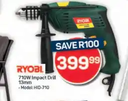 Pick n Pay Hypermarket RYOBI 710W Impact Drill offer
