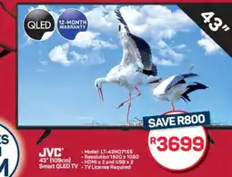 Pick n Pay Hypermarket JVC 43 Smart QLED TV offer