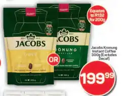 Pick n Pay Hypermarket Jacobs Kronung Instant Coffee 300g offer