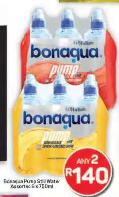 Pick n Pay Hypermarket Bonaqua Pump Still Water Assorted offer