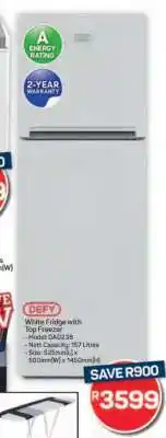 Pick n Pay Hypermarket White Fridge with Top Freezer offer