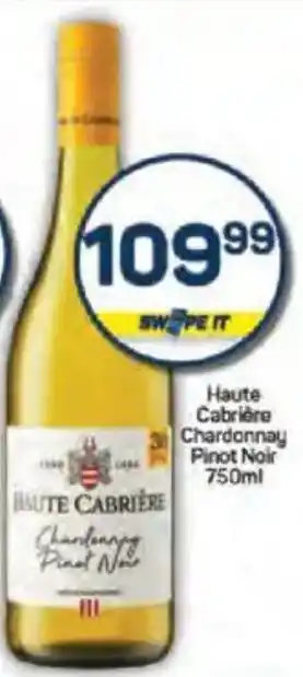 Pick n Pay Liquor Haute Cabrière Chardonnay Pinot Noir offer